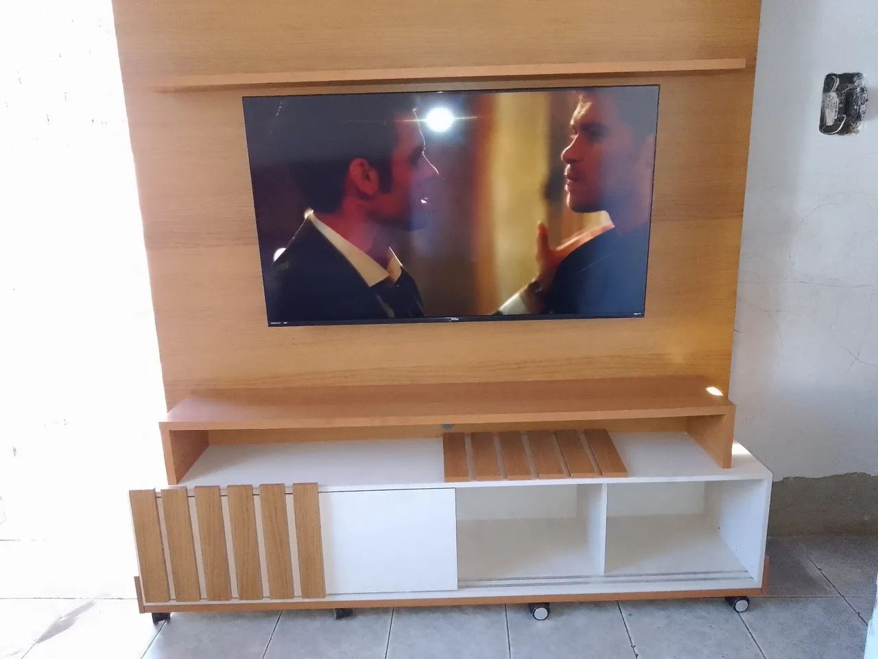 Painel de tv com rodinhas  - Foto 3