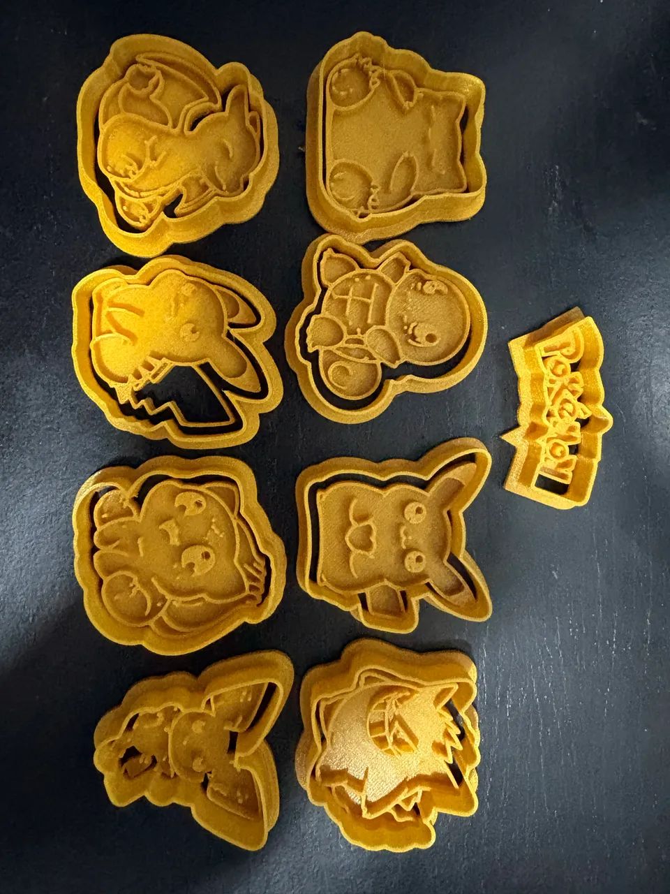 Kit de cortadores de biscoito estilo Pokémon 