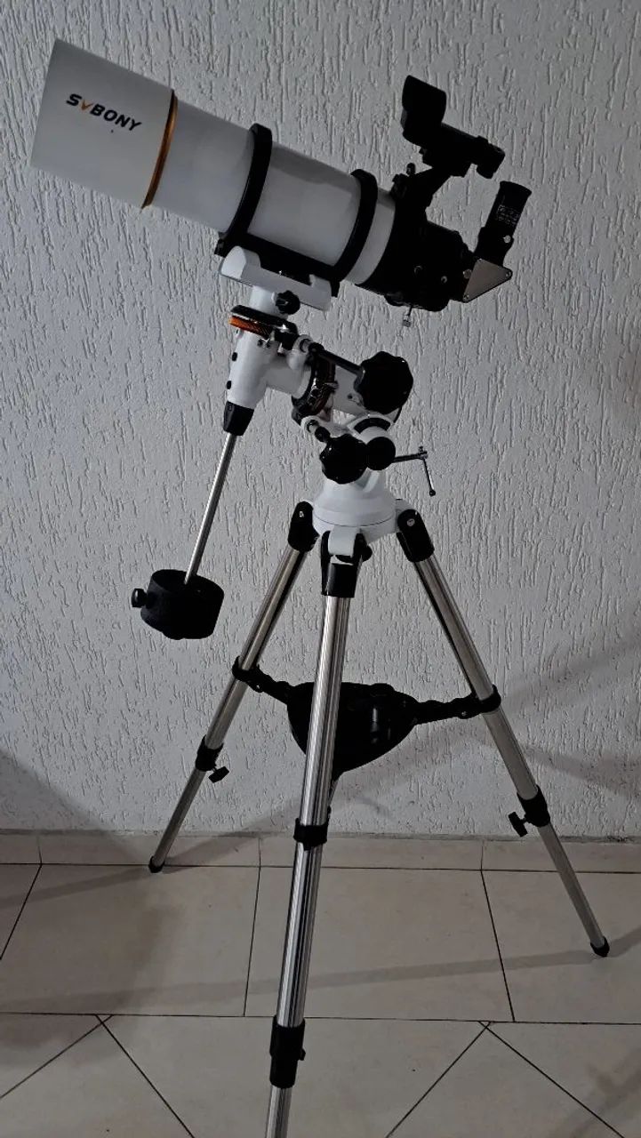 Telescópio Refrator 90mm, SV48P, SVBony, Montagem EQ3
