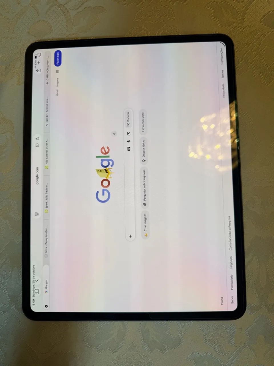 Ipad 13 polegas M5 wifi + Celular 1TB sem detalhes  - Foto 3