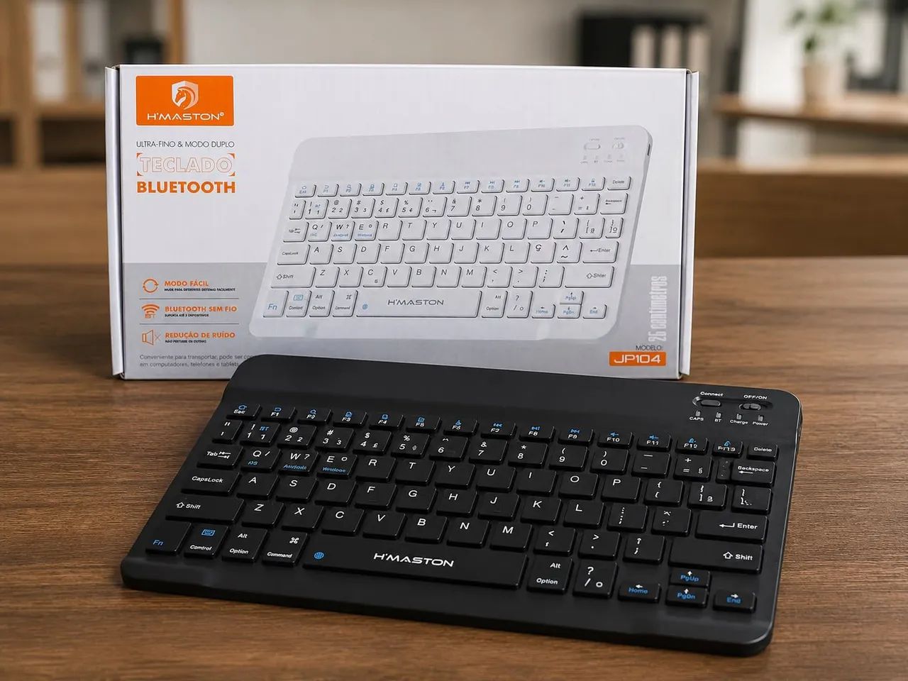 Teclado Bluetooth HMaston JP104 para Celular e Tablet - Foto 2