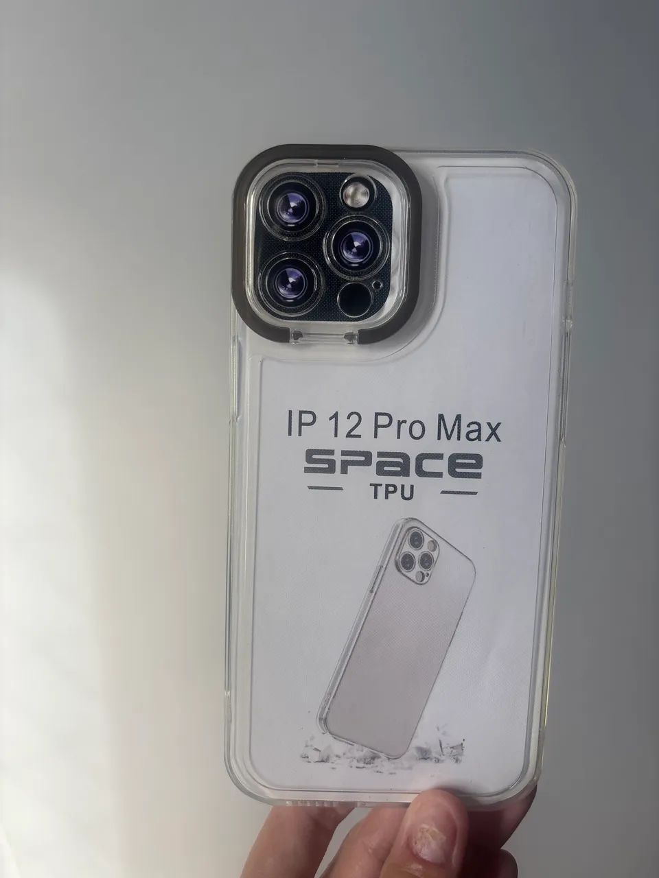 Capa Transparente Com Proteção De Câmera IPhone 12 Pro Max
