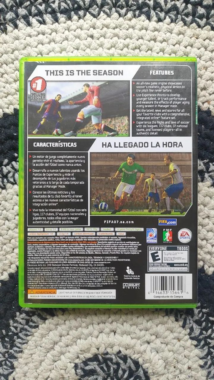 Fifa 07 Xbox 360 na Caixa Original Importado - Foto 2