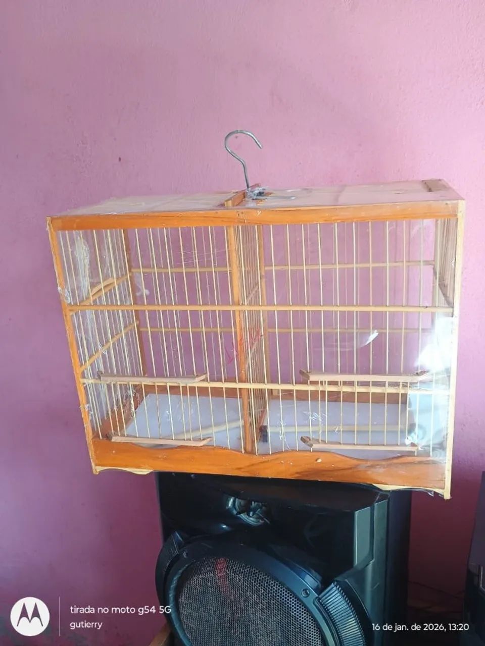 Gaiola Voador com divisória lacrado