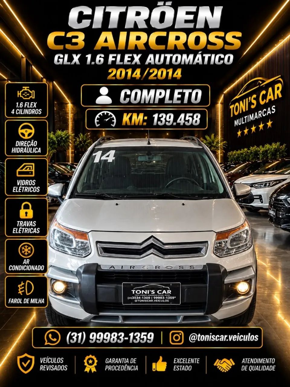 Citroën Aircross GLX 1.6 AT FLEX 2014