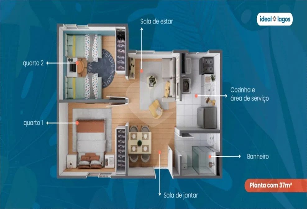 Apartamento com 2 quartos à venda em Tarumã-açu - AM - Foto 3