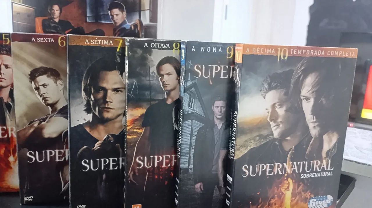 Coleção DVDs Sobrenatural da primeira até a Décima Temporada  - Foto 4