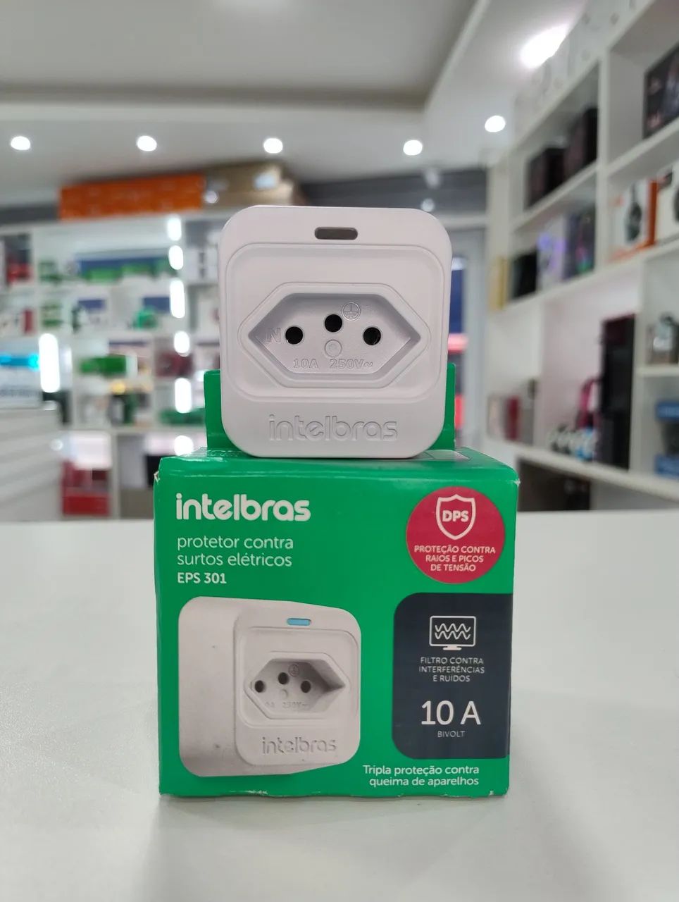 Protetor Elétrico Intelbras Com LED Indicador