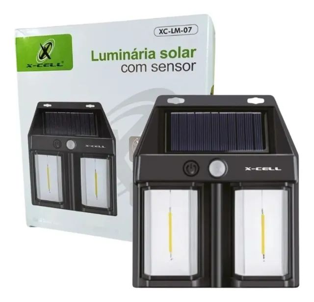 Luminária Solar com Sensor de Presença Xc-lm-07 X-cell