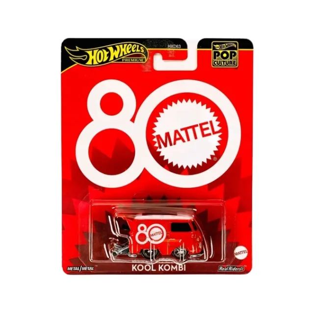 Hot Wheels Premium Kool Kombi Pop Culture 80 Anos - Mattel