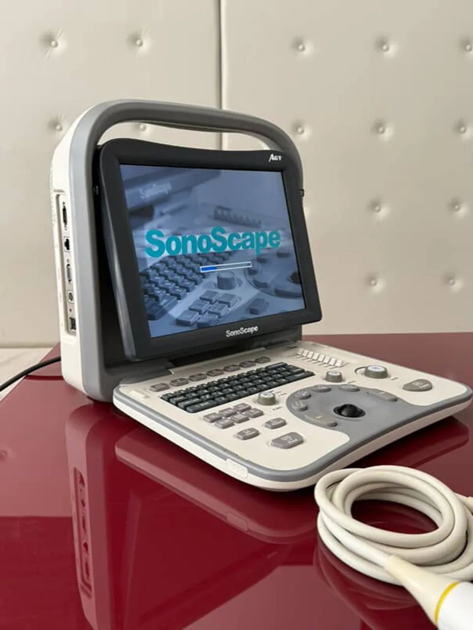 Ultrassom Sonoscape A6V com transdutor linear e convexo - Foto 2