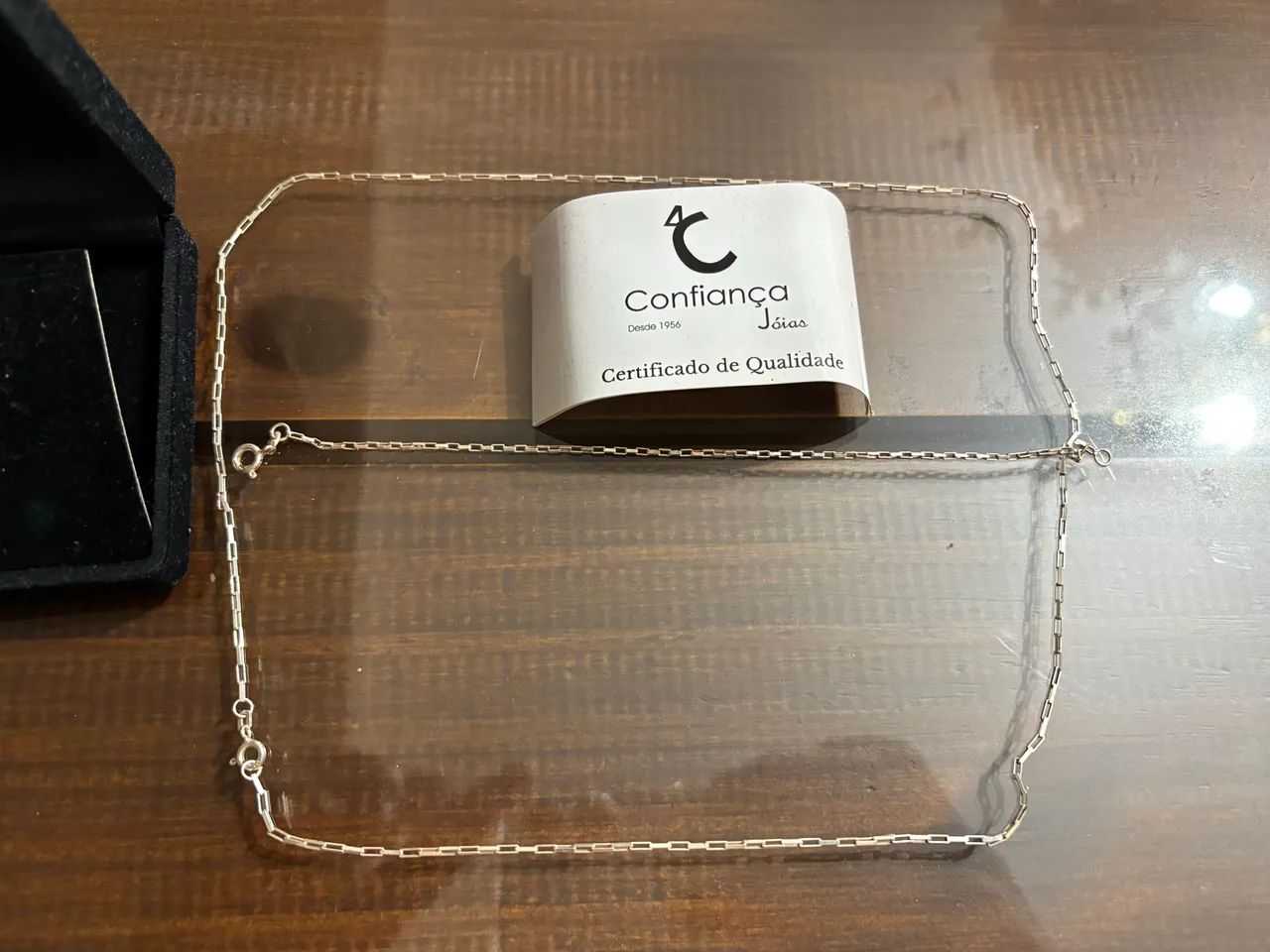 Cordão e Pulseira em Prata - Foto 2