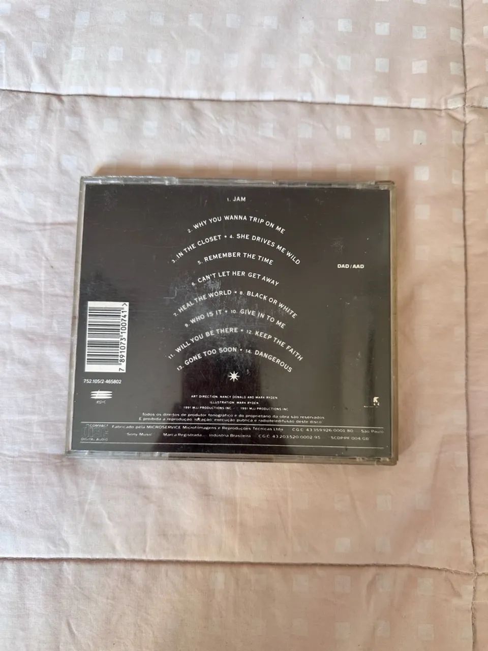 CD Michael Jackson Dangerous - Foto 2