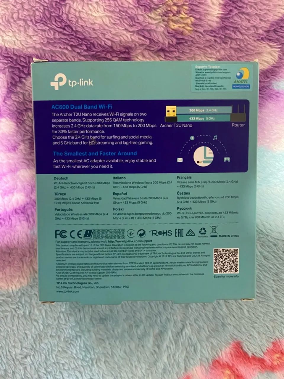 Adaptador Wi-Fi tp-link AC600 - Foto 2