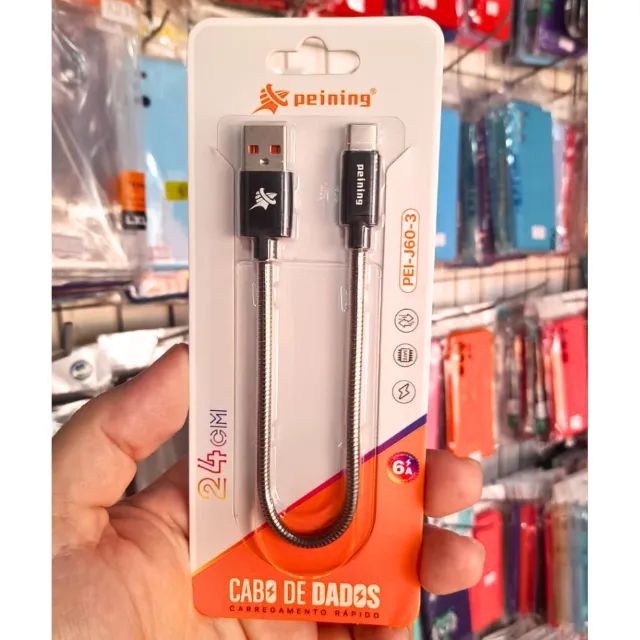Cabo de dados tipo C Usb 24cm