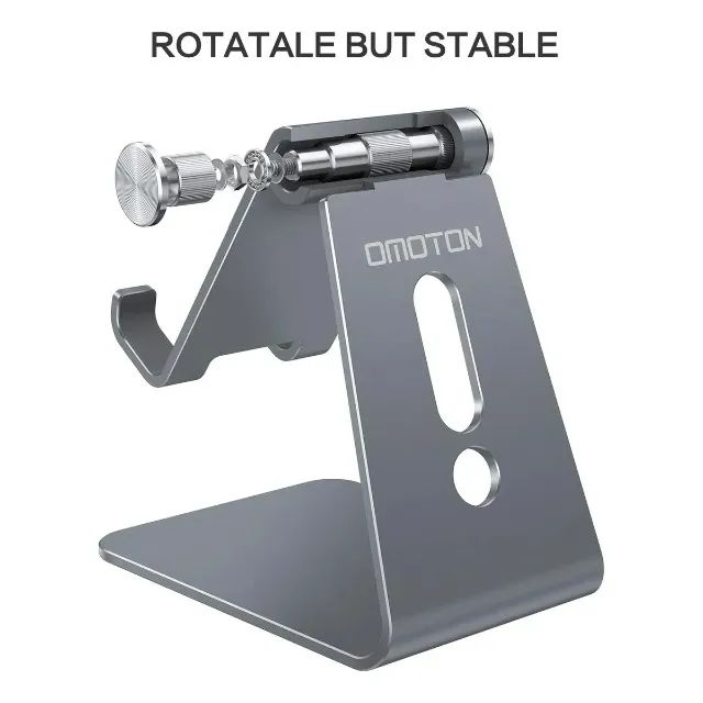 Suporte de Celular Omoton C2 em Alumínio Ajustável para Mesa - Foto 5