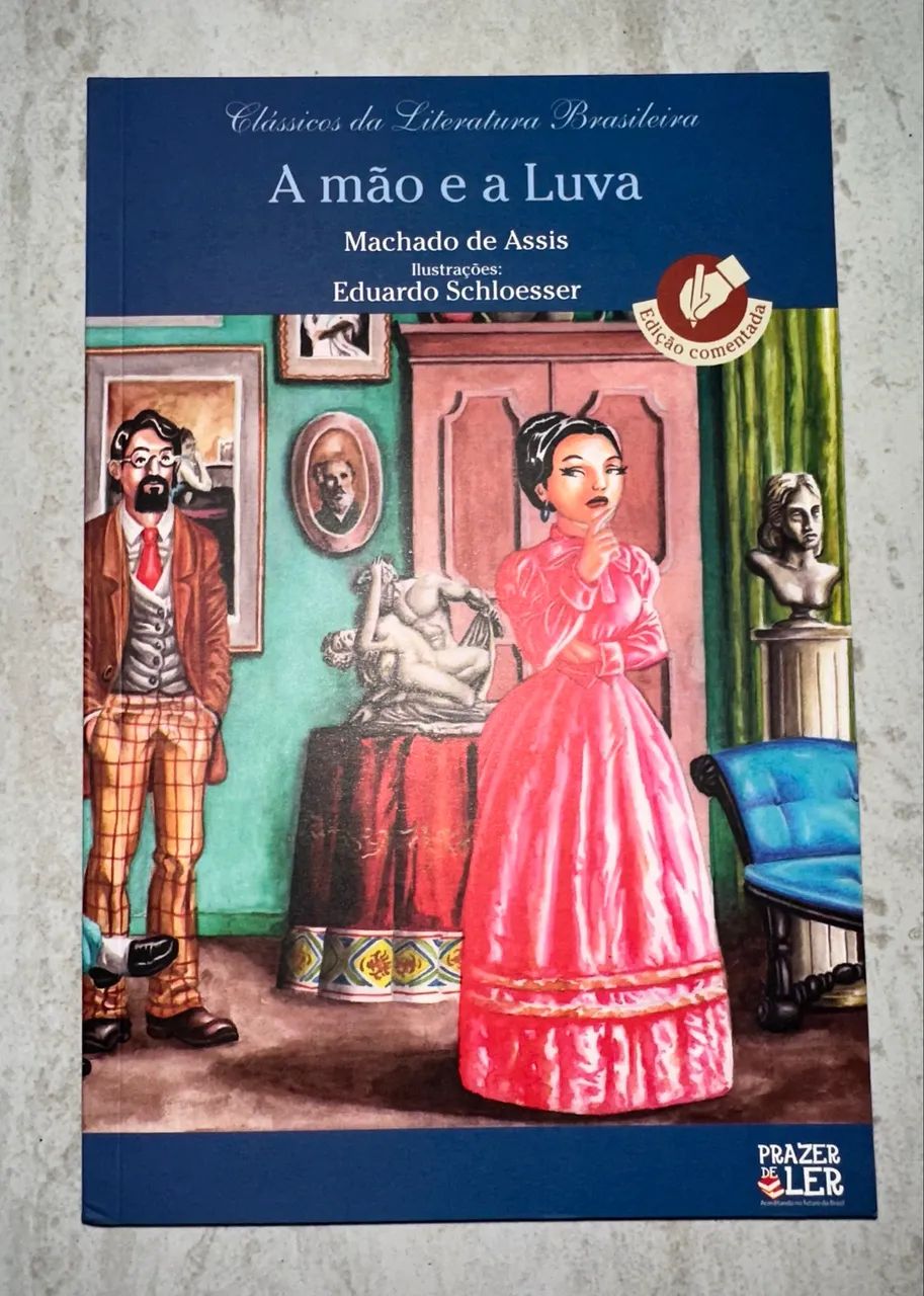 Livro A mão e a Luva de Machado de Assis.