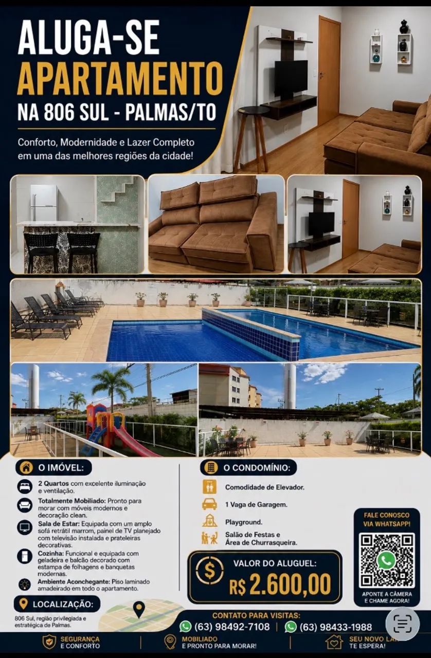 Apartamento Mobiliado 