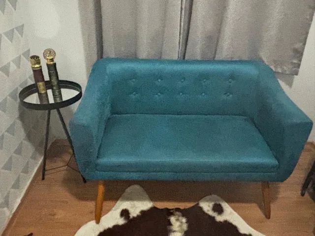 Jogo de sofá Azul  - Foto 2