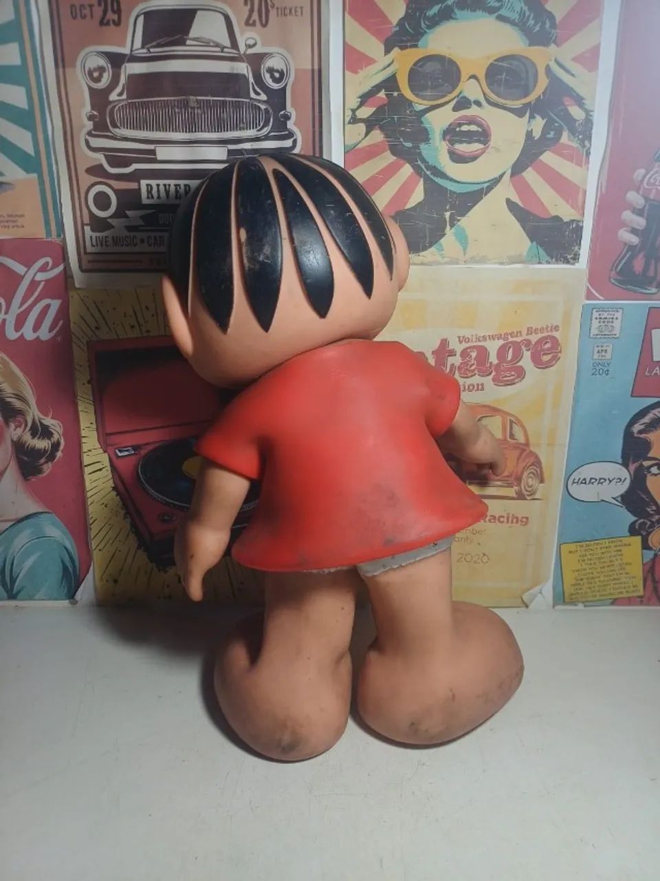 Boneca Turma da Monica com defeito 32cm - Foto 4