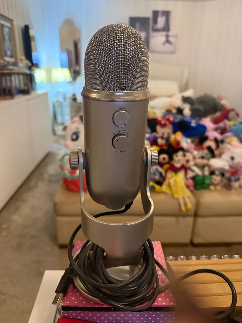 Blue Yeti USB (edição Prata) - Foto 3