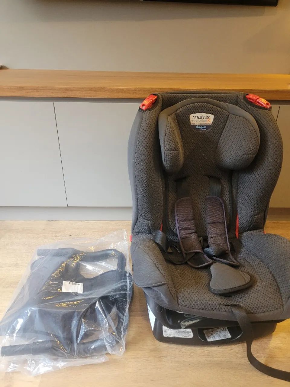 Cadeira para Auto Matrix Evolution K Mesclado Preto - Burigotto Cadeirinha Bebê Conforto