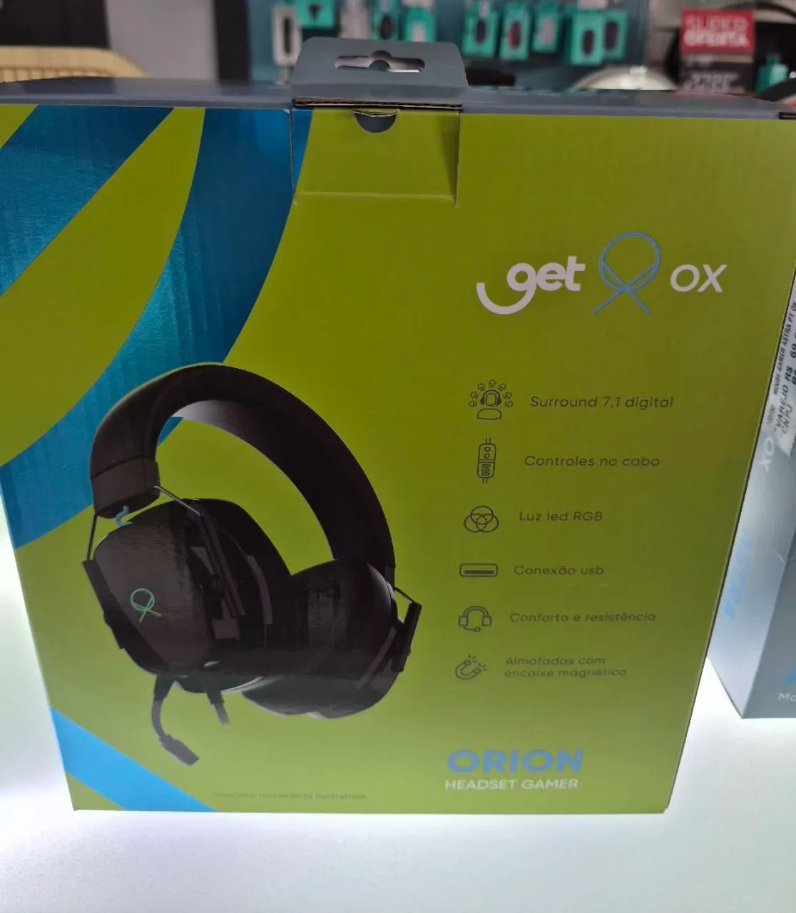 Headset Gamer OX Orion com Microfone Integrado - Foto 2
