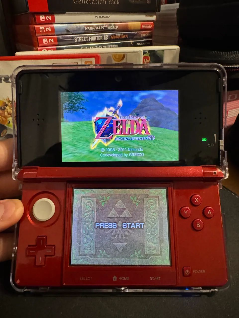 Nintendo 3ds old - Cor Vermelho - Consoles de Vídeo Game - Parque