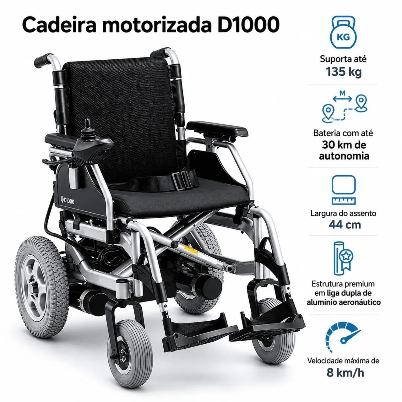 Cadeira motorizada dellamed 