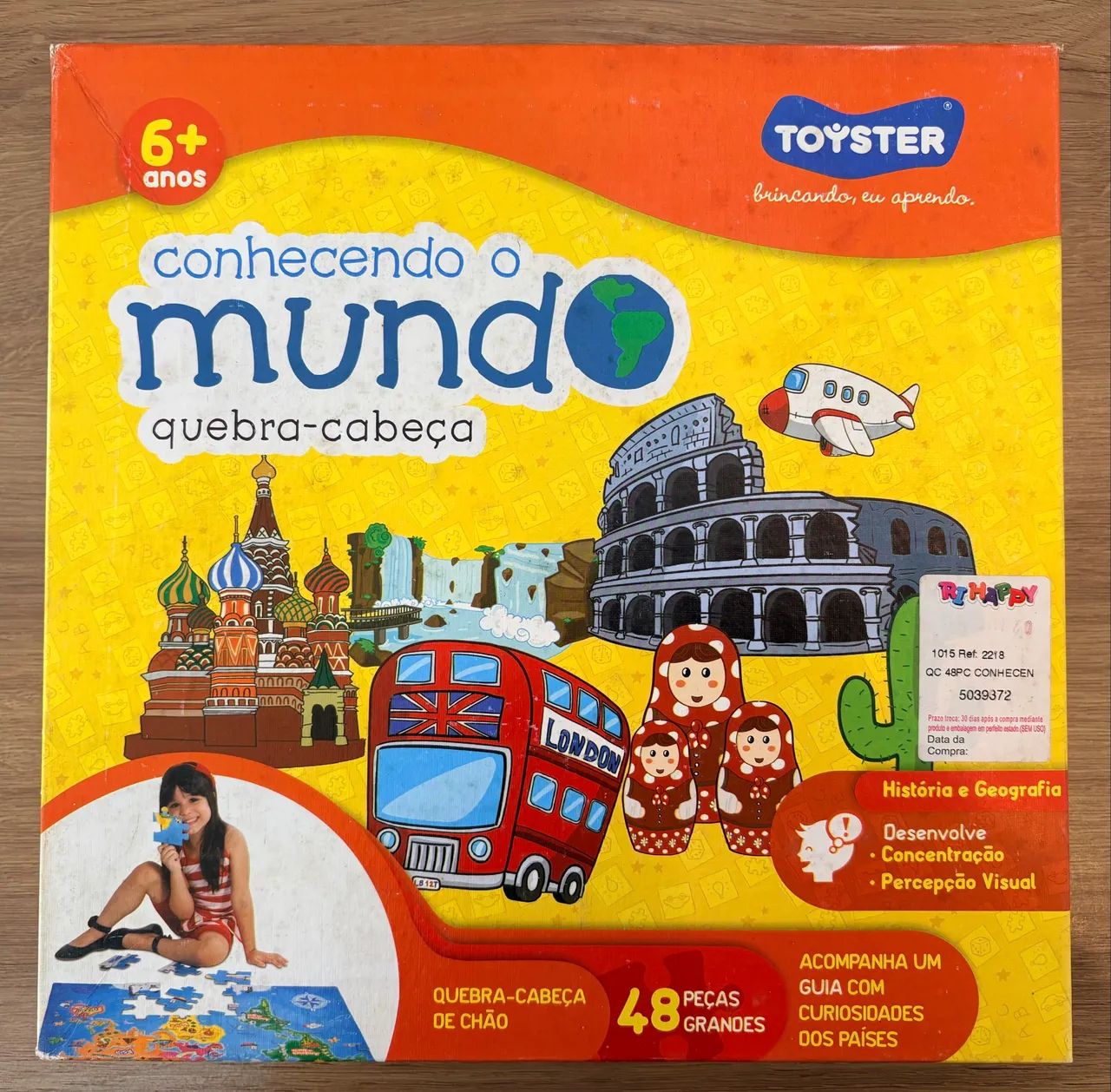 Conhecendo o mundo - quebra-cabeça  - Foto 3