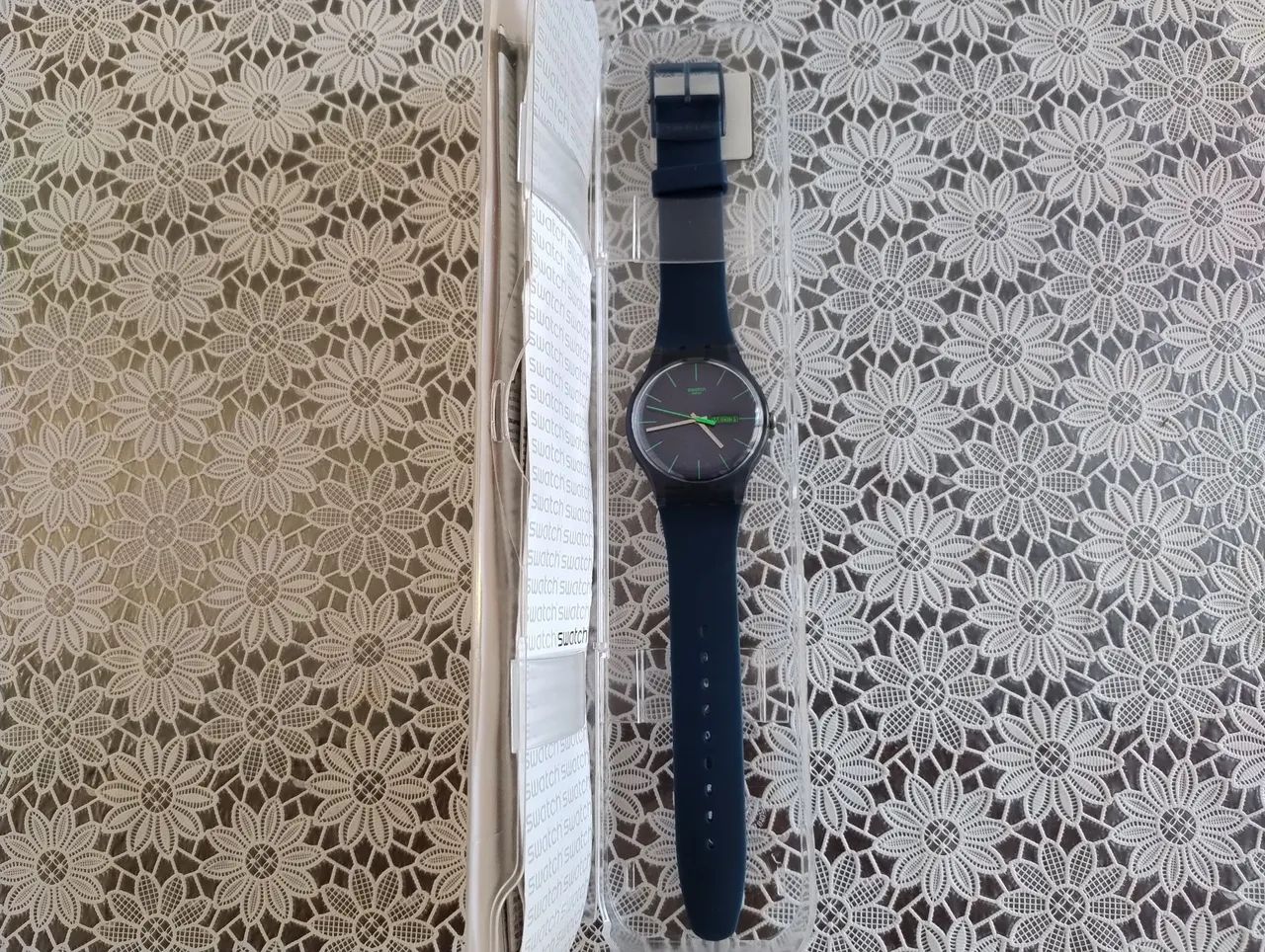 Relógio Swatch Blue Rebel Suon700 - Raridade  - Foto 4