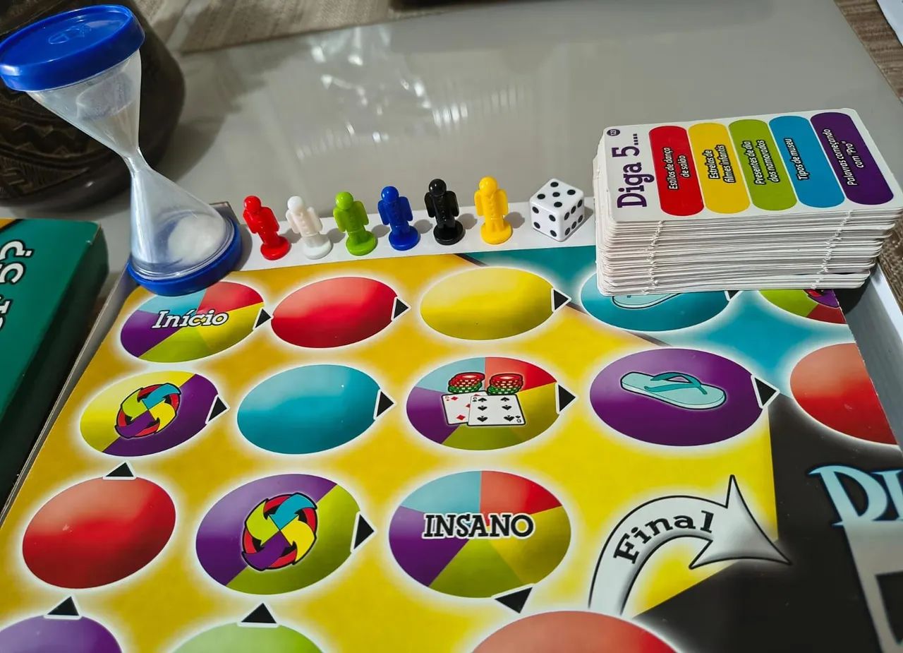 Diga 5 - Jogo de tabuleiro  - Foto 4