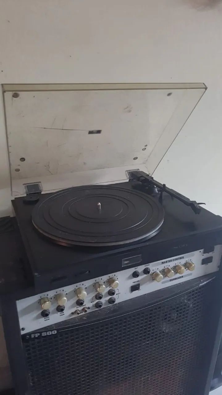 Toca disco com pitch e Strobo