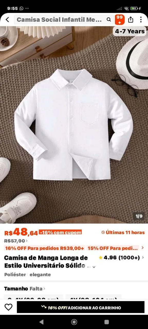 Conjunto pra menino 