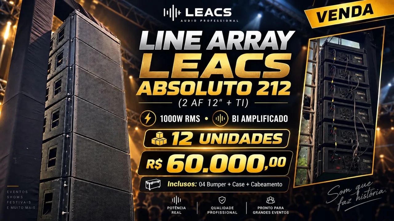 Line Array Leacs Absoluto 212 