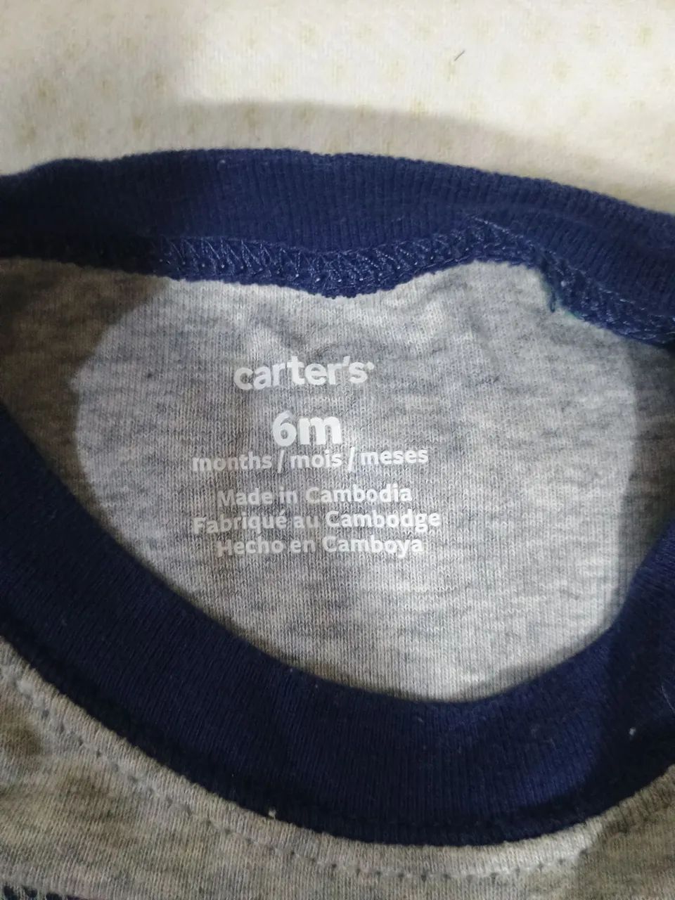 Conjunto Carter's original bebe 6m  - Foto 5