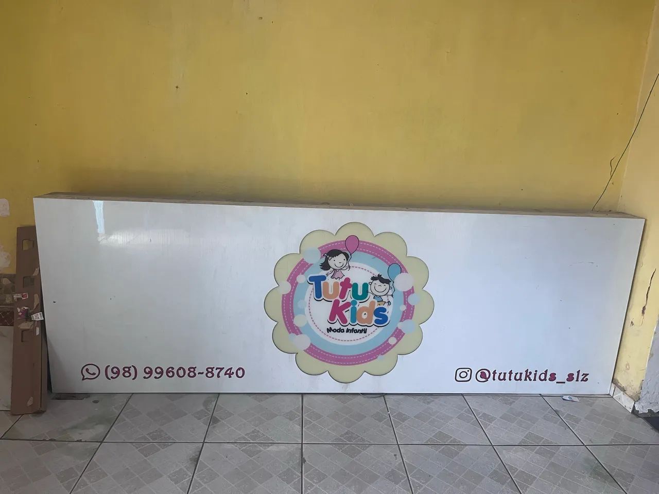 Placa pra loja 