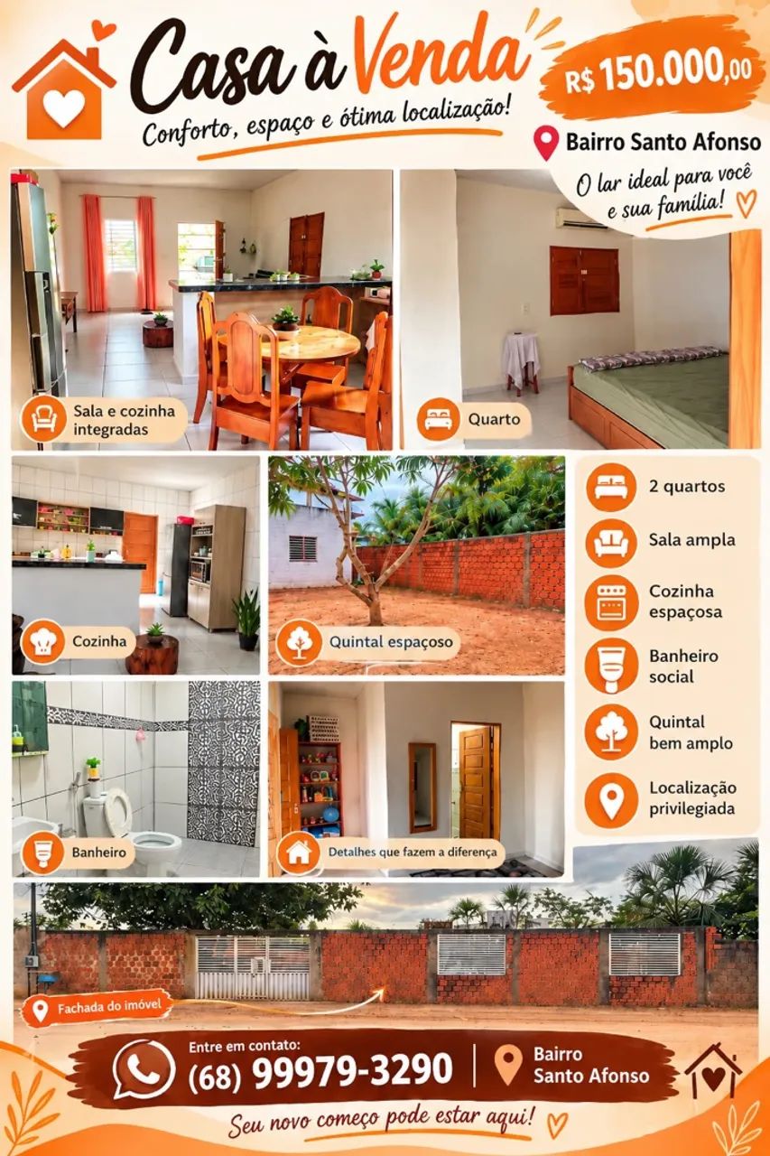 Vendo Casa no Santo Afonso 