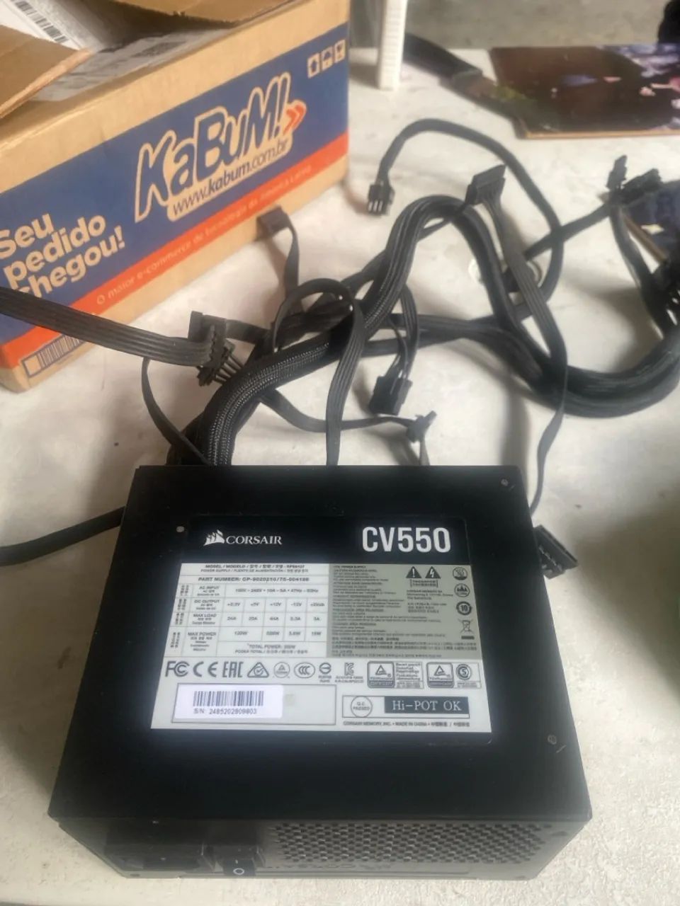 Fonte Corsair CV 550 