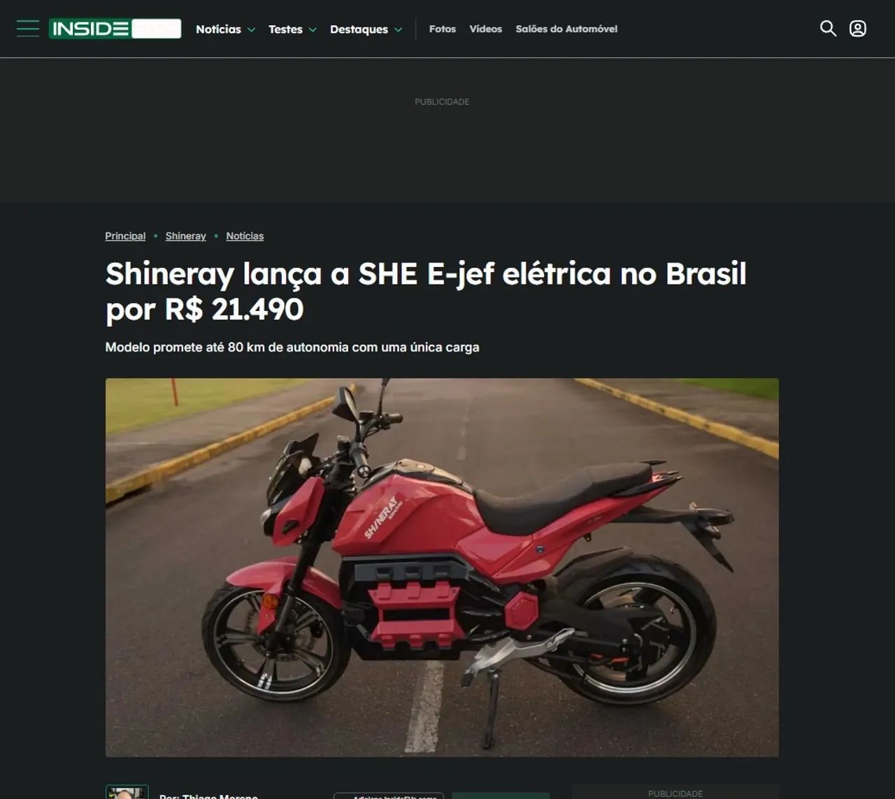 Shineray SHE E-JEF Elétrica - Foto 5