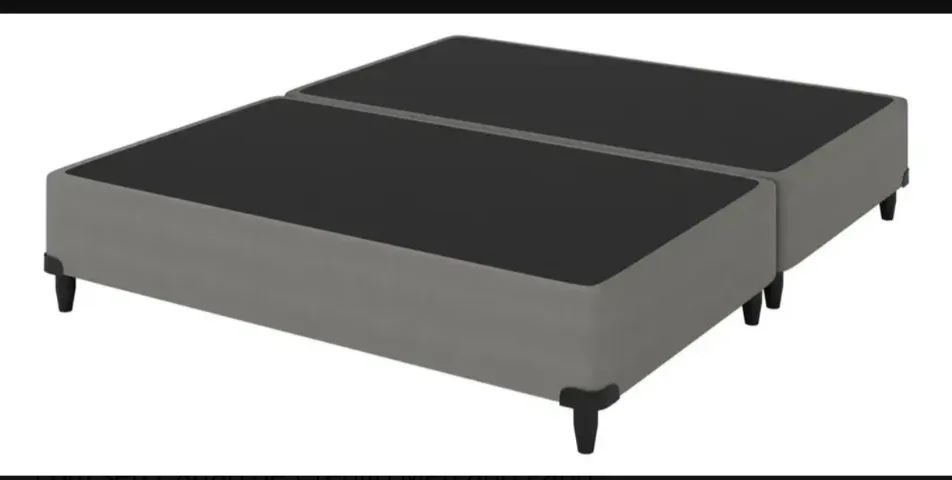 Cama box + colchão king size
