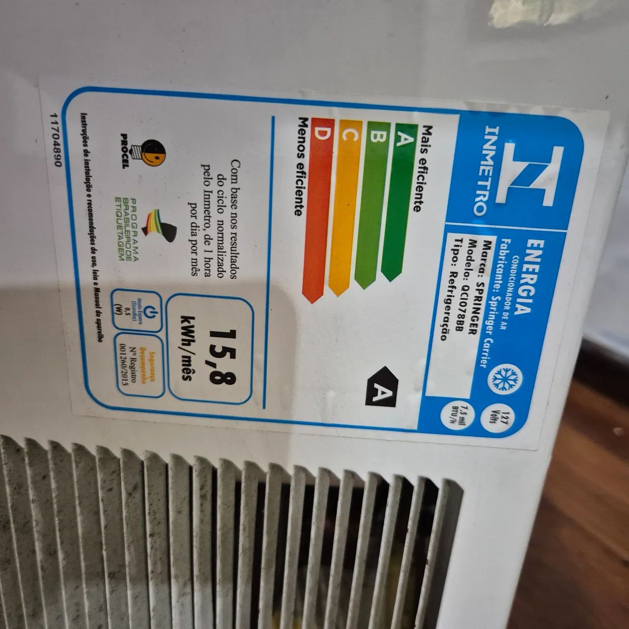 Ar condicionado midea 7.500 BTU - Foto 2