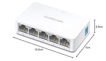 Switch 5 portas MS105 Mercusys 100Mbps - Foto 3