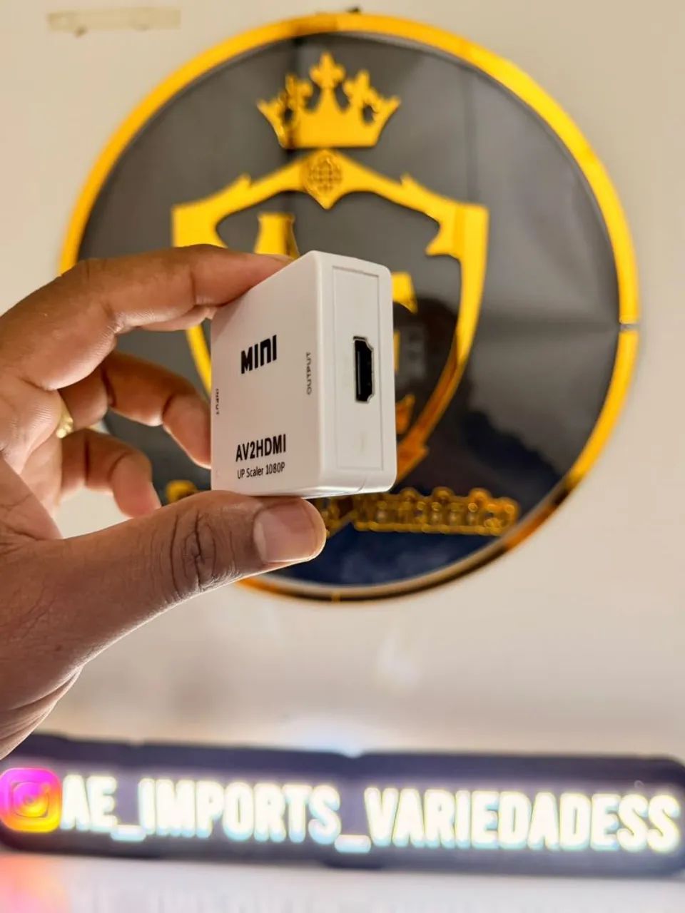 Mini Conversor Av/HDMI - Foto 4