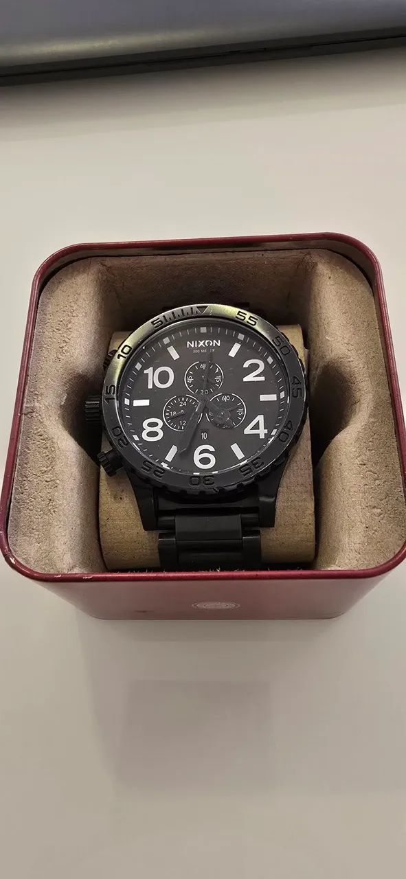 Nixon 51-30 Chrono NOVO 100m de resistência a água GG 51mm