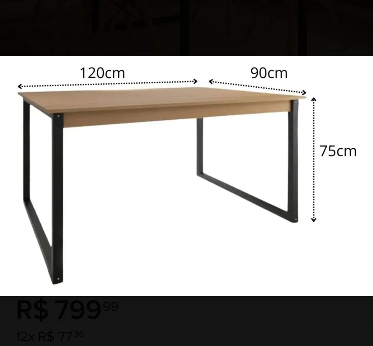 Kit Mesa Jantar 4 Cadeiras Eames Set Vintage Cozinha Sala - Foto 4