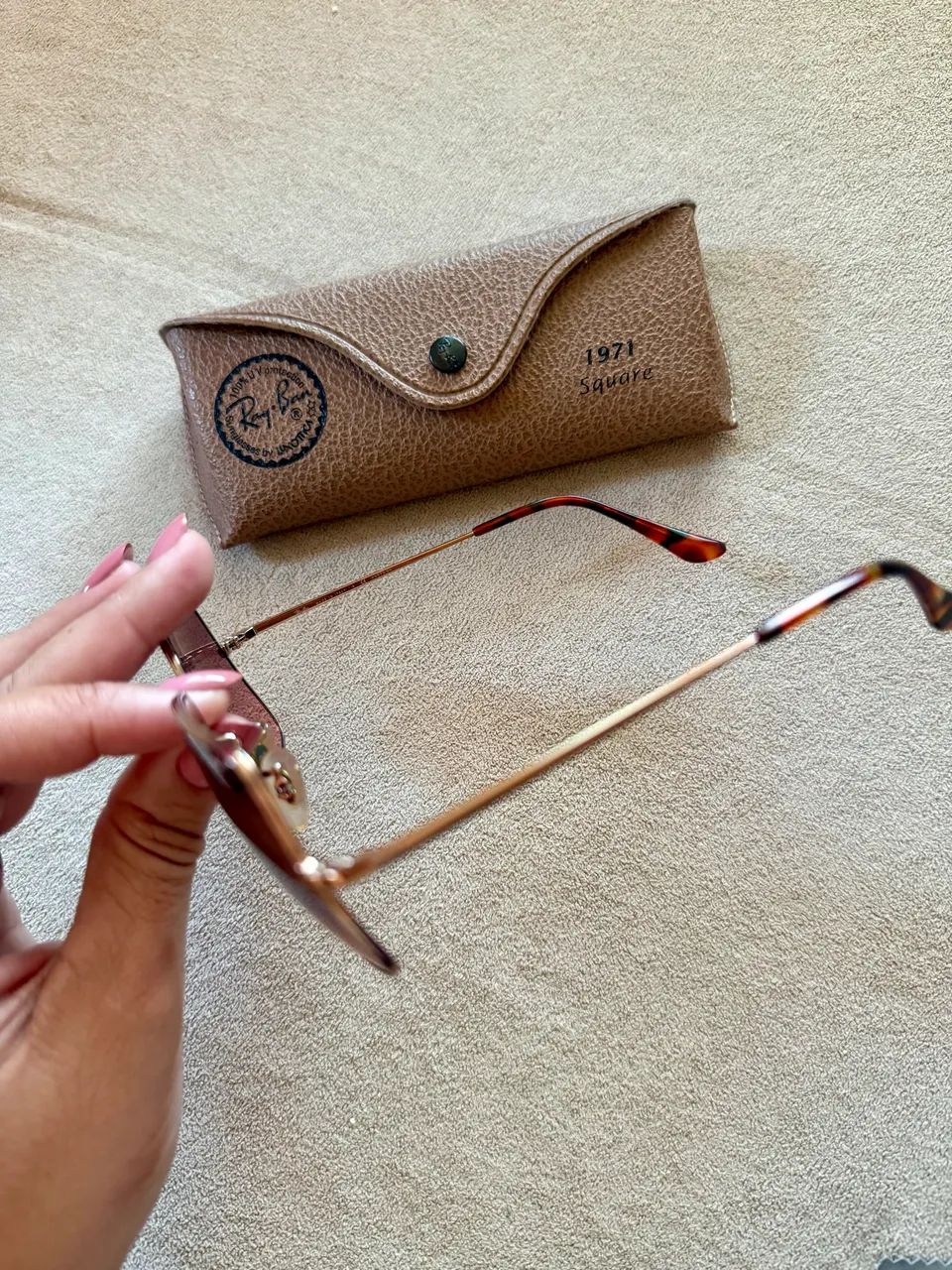 Rayban Square 1971 ORIGINAL - Foto 2