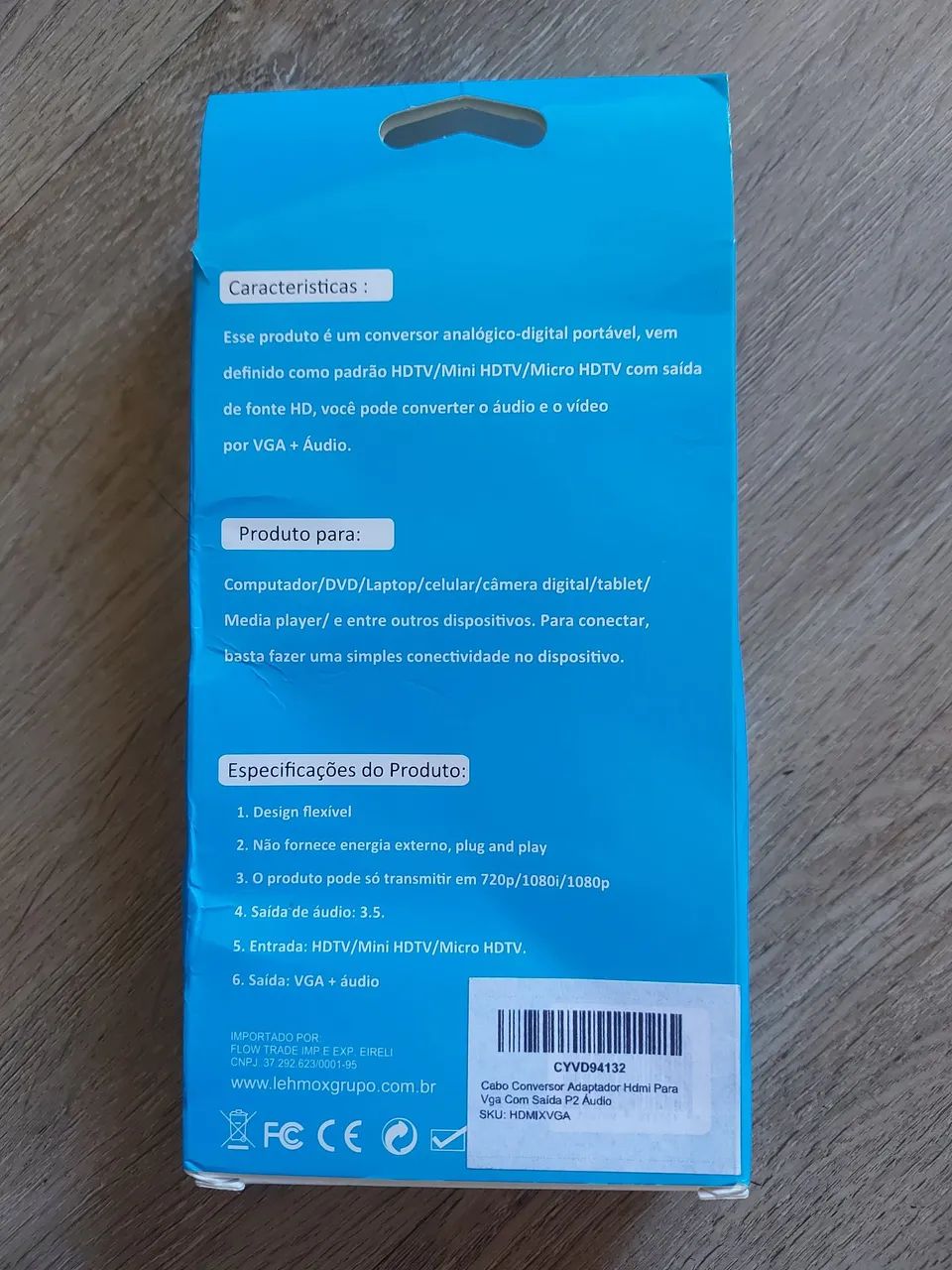 Conversor de Vídeo Lehmox VGA para HDMI - Foto 2