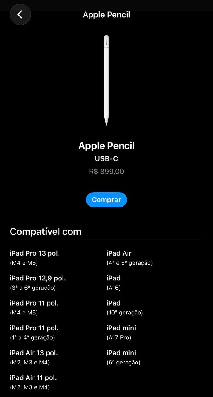 Apple Pencil USB-C Original - Foto 4