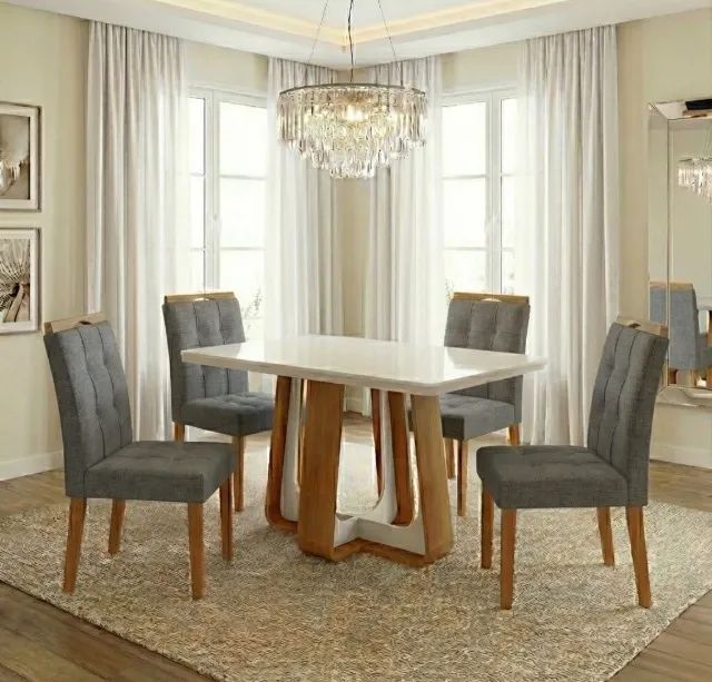 Conjunto de Jantar Arpoador 4 Lugares